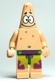 LEGO Minifigure-Patrick-SpongeBob SquarePants-BOB002-Creative Brick Builders